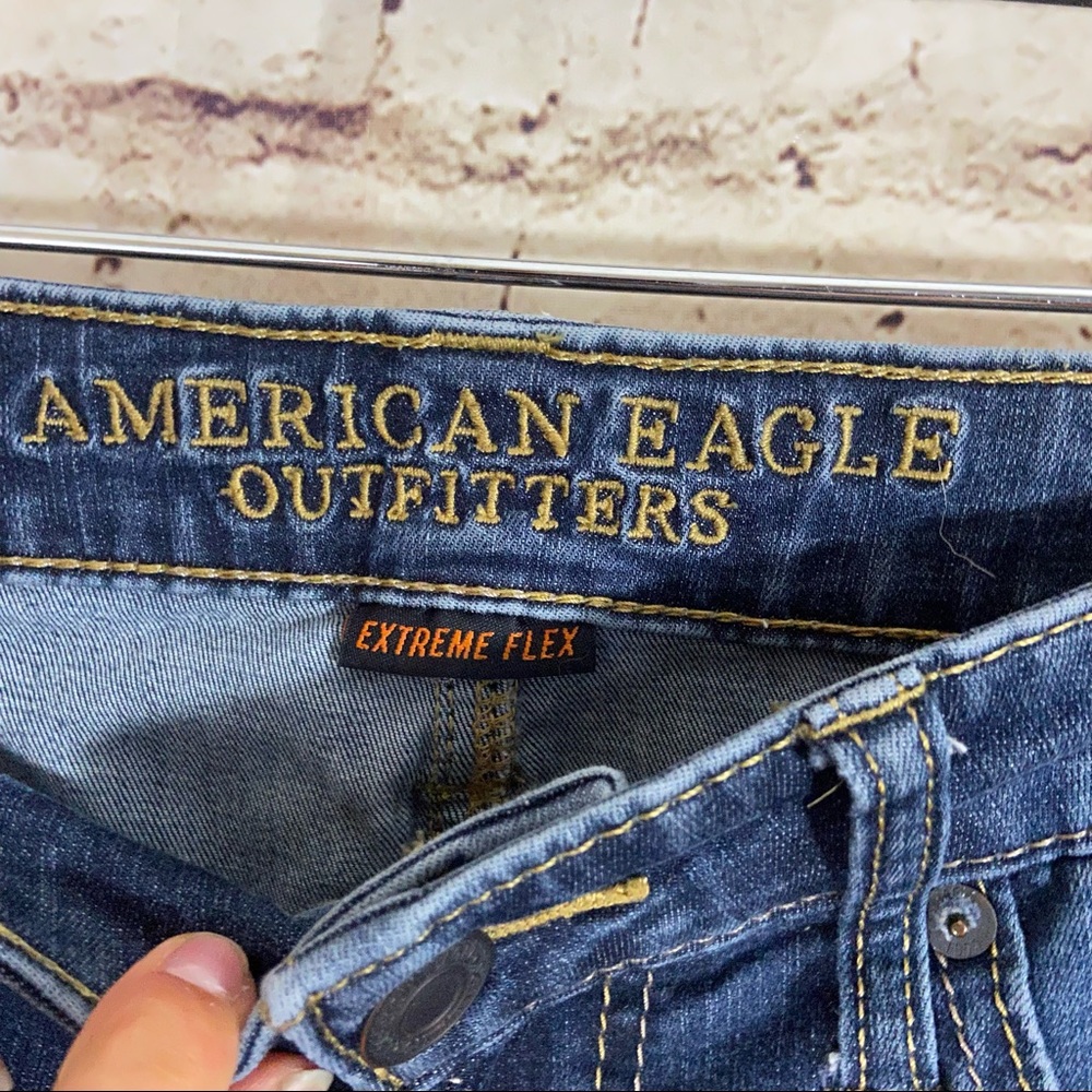 Men’s American Eagle knee slit skinny jean 30 x 32 - Picture 10 of 11